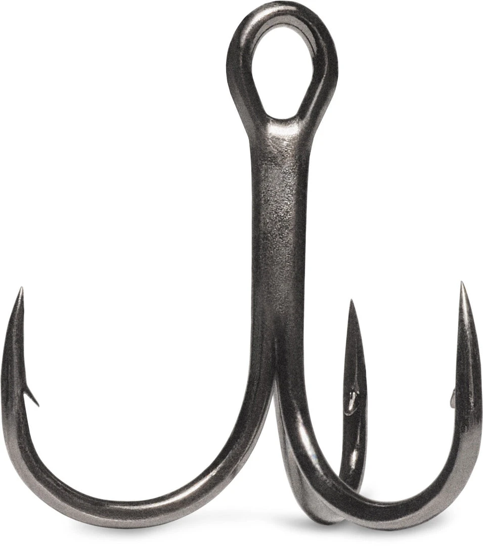 VMC 7547 Hybrid Treble Hook 1X Black Nickel 4 Pack 1 VMC 7547 Hybrid Treble Hook 1X Black Nickel 4 Pack