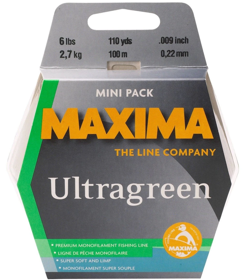 Line Maxima Ultragreen Copolymer Monofilament Mini Pack 110 Yards 1 Line Maxima Ultragreen Copolymer Monofilament Mini Pack 110 Yards