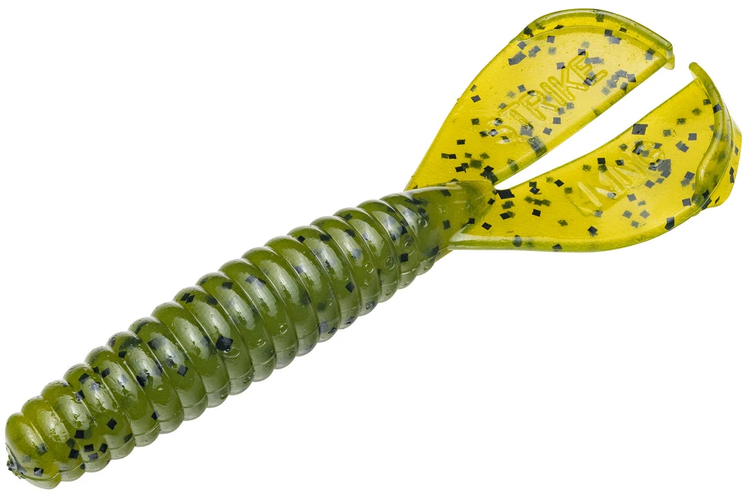 Strike King Twin Tail Rage Menace 4 Inch Soft Plastic Grub 8 Pack Baits 18 Strike King Twin Tail Rage Menace 4 Inch Soft Plastic Grub 8 Pack Baits