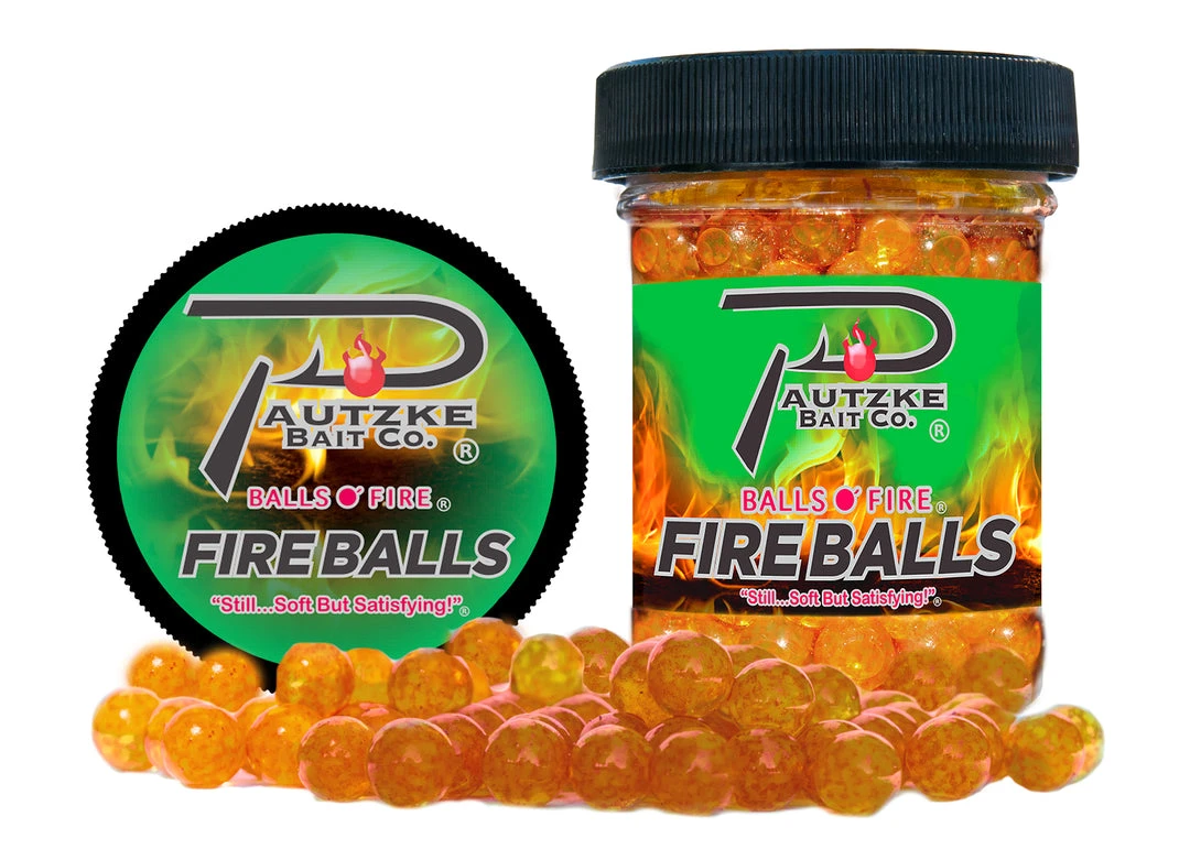 Pautzke Bait Co. Fire Balls Scented Artificial Salmon Eggs Baits 1 Pautzke Bait Co. Fire Balls Scented Artificial Salmon Eggs Baits