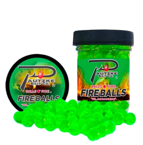 Pautzke Bait Co. Fire Balls Scented Artificial Salmon Eggs Baits 2 Pautzke Bait Co. Fire Balls Scented Artificial Salmon Eggs Baits