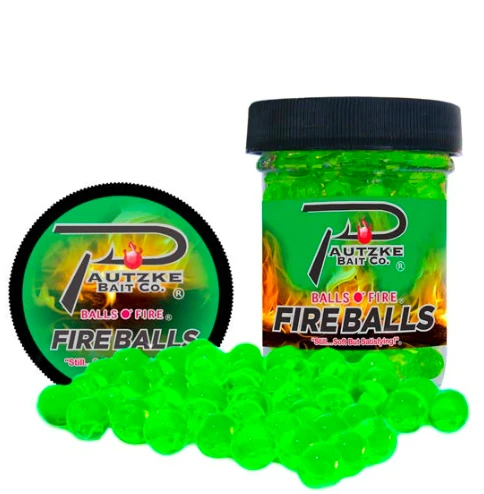 Pautzke Bait Co. Fire Balls Scented Artificial Salmon Eggs Baits 3 Pautzke Bait Co. Fire Balls Scented Artificial Salmon Eggs Baits