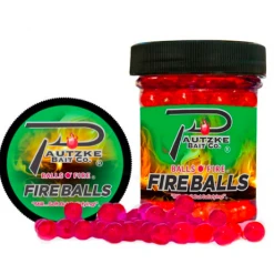 Pautzke Bait Co. Fire Balls Scented Artificial Salmon Eggs Baits 15 Pautzke Bait Co. Fire Balls Scented Artificial Salmon Eggs Baits
