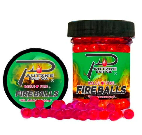 Pautzke Bait Co. Fire Balls Scented Artificial Salmon Eggs Baits 5 Pautzke Bait Co. Fire Balls Scented Artificial Salmon Eggs Baits