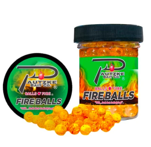 Pautzke Bait Co. Fire Balls Scented Artificial Salmon Eggs Baits 7 Pautzke Bait Co. Fire Balls Scented Artificial Salmon Eggs Baits