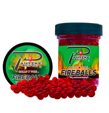 Pautzke Bait Co. Fire Balls Scented Artificial Salmon Eggs Baits 11 Pautzke Bait Co. Fire Balls Scented Artificial Salmon Eggs Baits