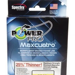 Power Pro Maxcuatro Spectra Hi-Vis Yellow Braided Line 28 Power Pro Maxcuatro Spectra Hi-Vis Yellow Braided Line