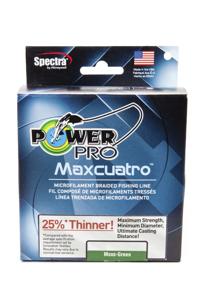 Power Pro Maxcuatro Spectra Moss Green Braided Line 8 Power Pro Maxcuatro Spectra Moss Green Braided Line