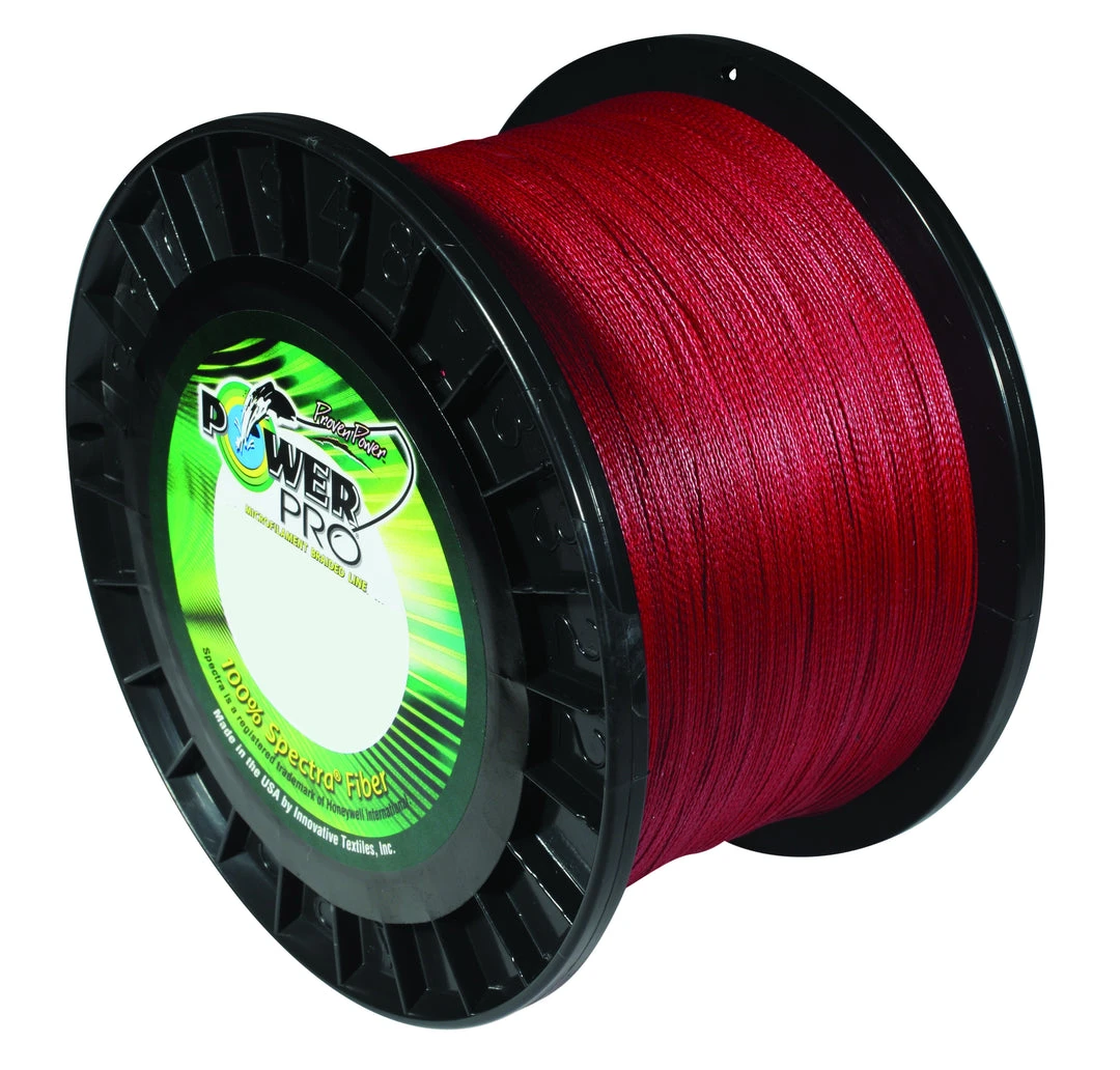 Power Pro Spectra Vermilion Red Braided Line 36 Power Pro Spectra Vermilion Red Braided Line
