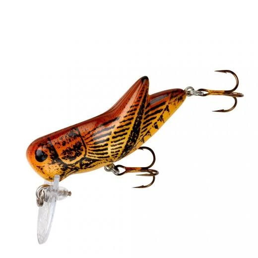 Baits Rebel Crickhopper 1 1/2 Inch Ultralight Waking Crankbait 2 Baits Rebel Crickhopper 1 1/2 Inch Ultralight Waking Crankbait