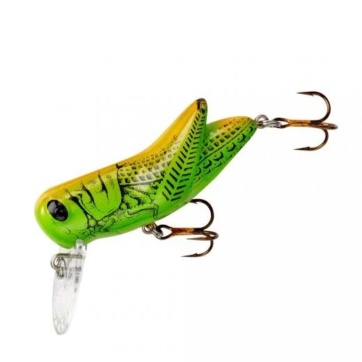 Baits Rebel Crickhopper 1 1/2 Inch Ultralight Waking Crankbait 4 Baits Rebel Crickhopper 1 1/2 Inch Ultralight Waking Crankbait