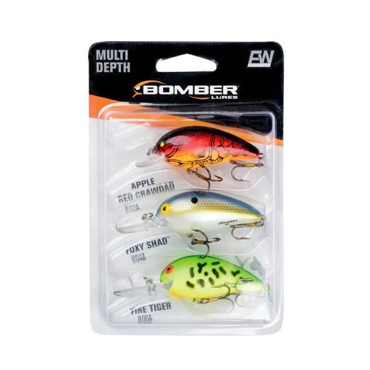 Baits Bomber Model A 3-Piece Crankabit Variety Pack 1 Baits Bomber Model A 3-Piece Crankabit Variety Pack