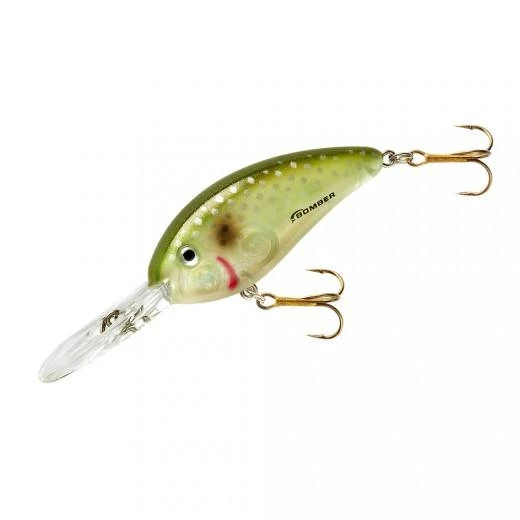 Baits Bomber Fat Free Shad Fingerling 2 3/8 Inch Deep Diving Crankbait 10 Baits Bomber Fat Free Shad Fingerling 2 3/8 Inch Deep Diving Crankbait