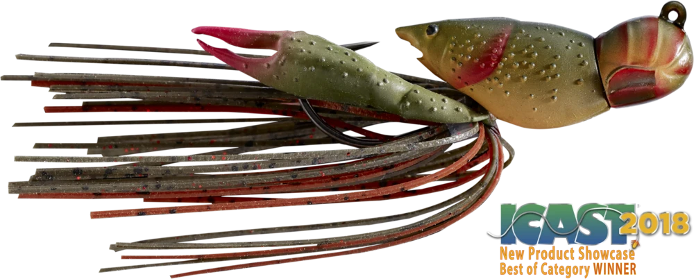 LIVETARGET Hollow Body Craw Jig - ICAST 2018 Best Freshwater Lure Jigs 1 LIVETARGET Hollow Body Craw Jig - ICAST 2018 Best Freshwater Lure Jigs