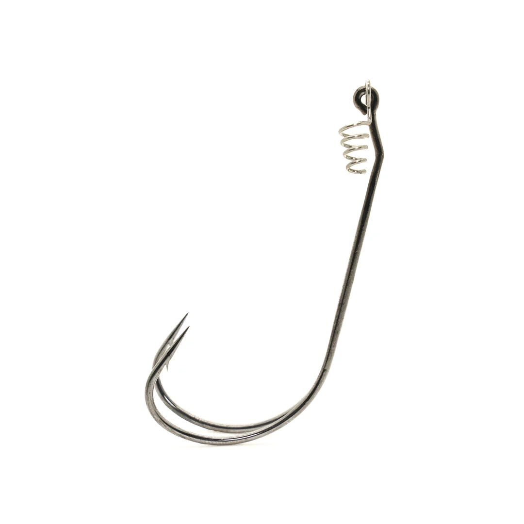Tackle Mustad Plastic Frog Double Hook W/ Spring Baitkeeper 2 Pack 1 Tackle Mustad Plastic Frog Double Hook W/ Spring Baitkeeper 2 Pack