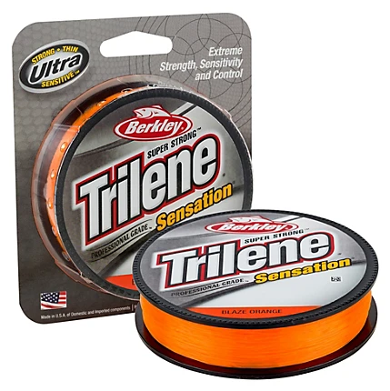Berkley Trilene Sensation Monofilament Filler Spool Hi-Vis 330 Yards 1 Berkley Trilene Sensation Monofilament Filler Spool Hi-Vis 330 Yards