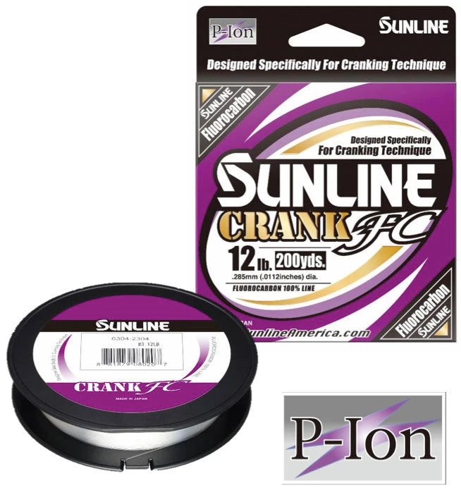 Sunline Crank FC Fluorocarbon Line 200 Yards 4 Sunline Crank FC Fluorocarbon Line 200 Yards