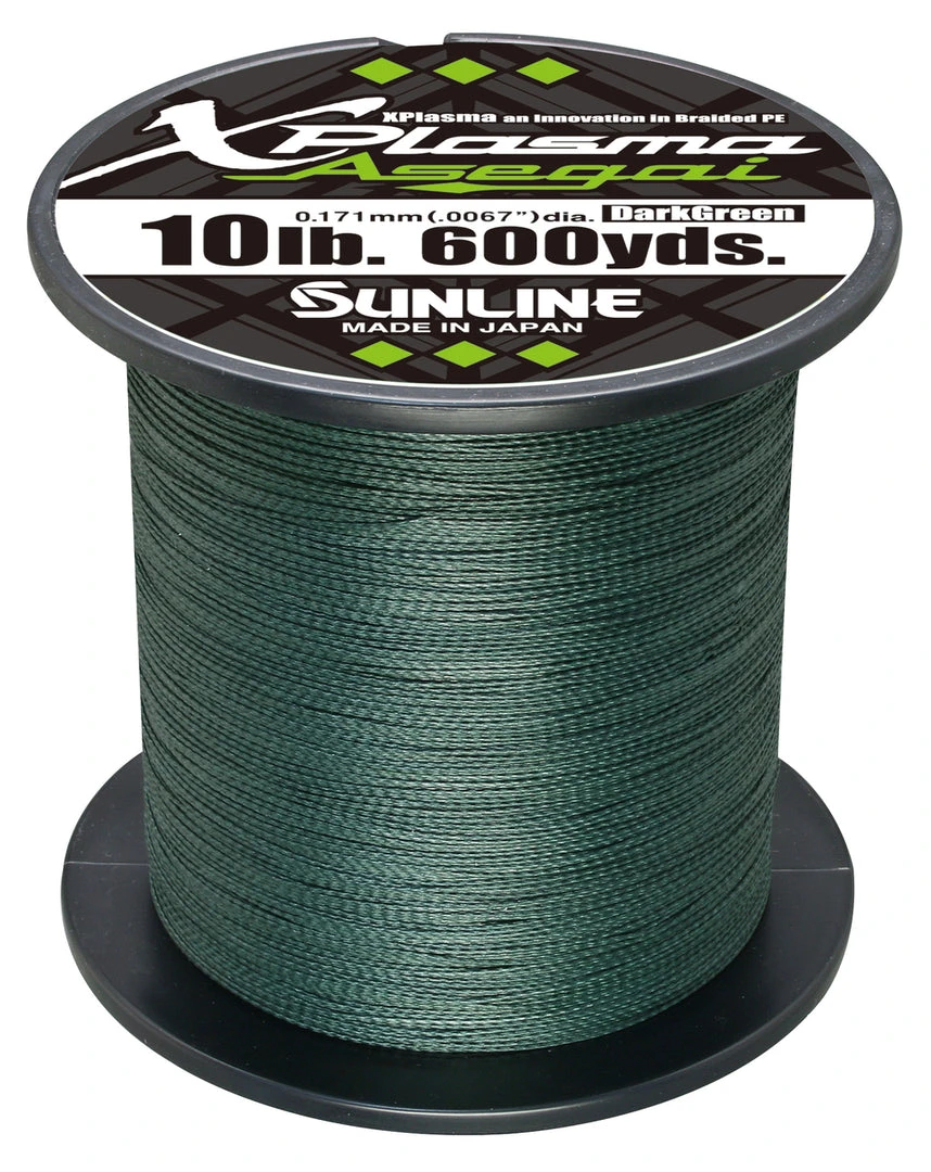 Sunline Xplasma Asegai Green Braided Line 600 Yards 1 Sunline Xplasma Asegai Green Braided Line 600 Yards