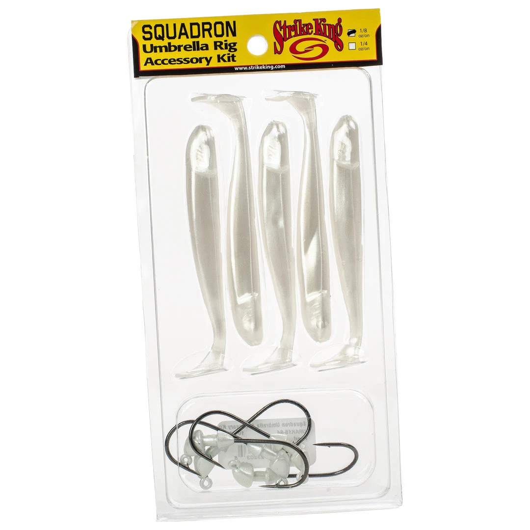 Baits Strike King Squadron Umbrella Rig Swimbait Kit 10 Baits Strike King Squadron Umbrella Rig Swimbait Kit