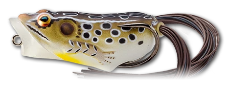 LIVETARGET Popper Frog Hollow Body Topwater Frog 17 LIVETARGET Popper Frog Hollow Body Topwater Frog