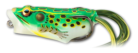 LIVETARGET Popper Frog Hollow Body Topwater Frog 14 LIVETARGET Popper Frog Hollow Body Topwater Frog