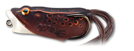 LIVETARGET Popper Frog Hollow Body Topwater Frog 8 LIVETARGET Popper Frog Hollow Body Topwater Frog