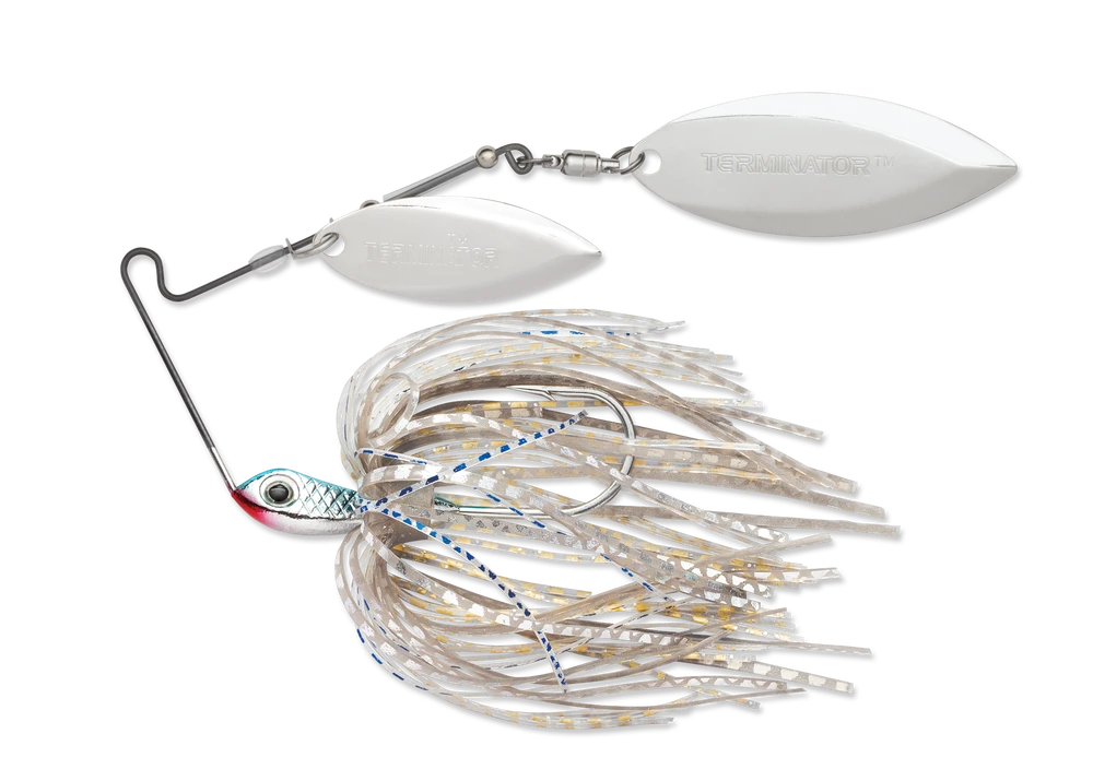 Baits Terminator Super Stainless Spinnerbait Double Willow 1/2 Oz. 1 Baits Terminator Super Stainless Spinnerbait Double Willow 1/2 Oz.