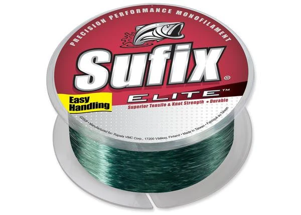 Sufix Elite Monofilament Lo-Vis Green 1000 Yards 1 Sufix Elite Monofilament Lo-Vis Green 1000 Yards