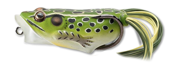 LIVETARGET Popper Frog Hollow Body Topwater Frog 16 LIVETARGET Popper Frog Hollow Body Topwater Frog