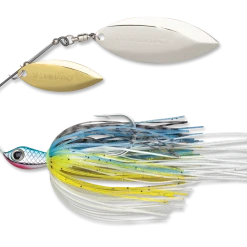 Baits Terminator Stainless Pulse Skirt Spinnerbait Double Willow 1/4 Oz.