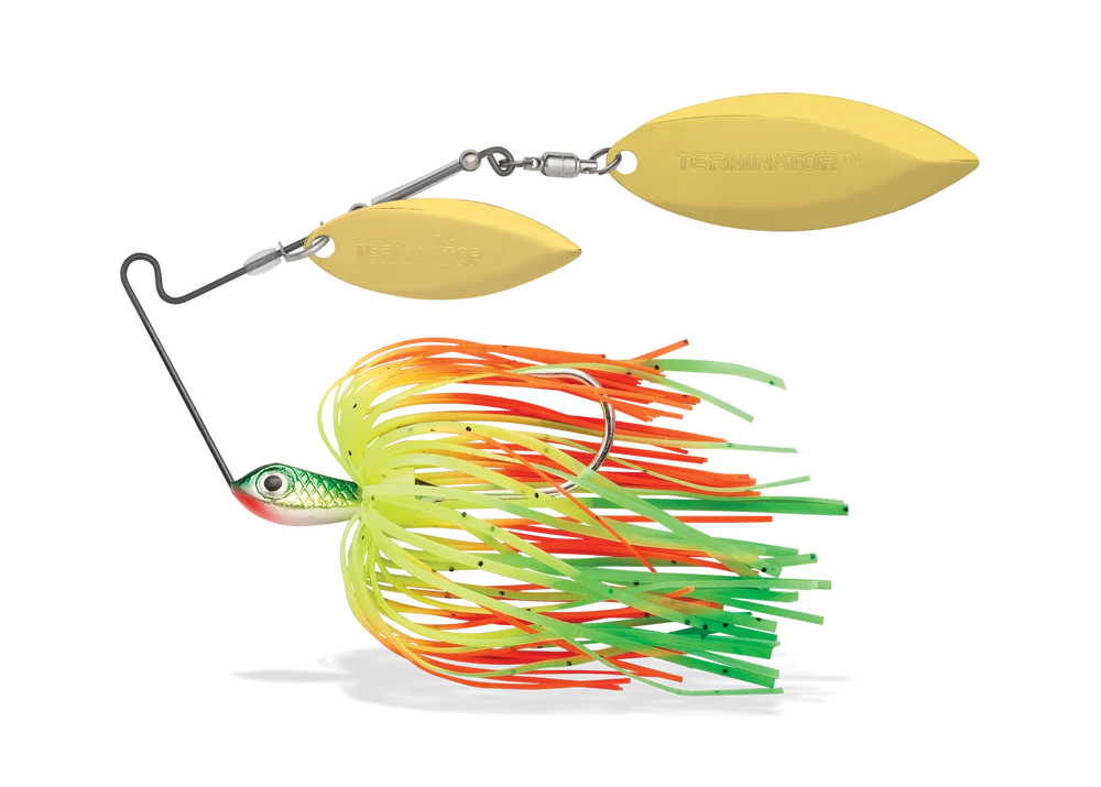 Baits Terminator Super Stainless Spinnerbait Double Willow 1/2 Oz. 5 Baits Terminator Super Stainless Spinnerbait Double Willow 1/2 Oz.