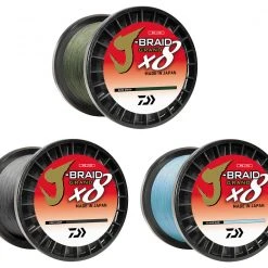 Daiwa J-Braid Grand X8 Braided Line 3,000 Yard Bulk Spools