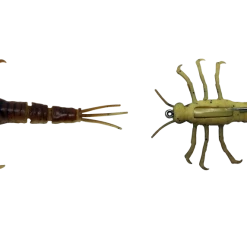 Baits Savage Gear 3D Tpe Mayfly Nymph Soft Plastic Creature 10 Baits Savage Gear 3D Tpe Mayfly Nymph Soft Plastic Creature