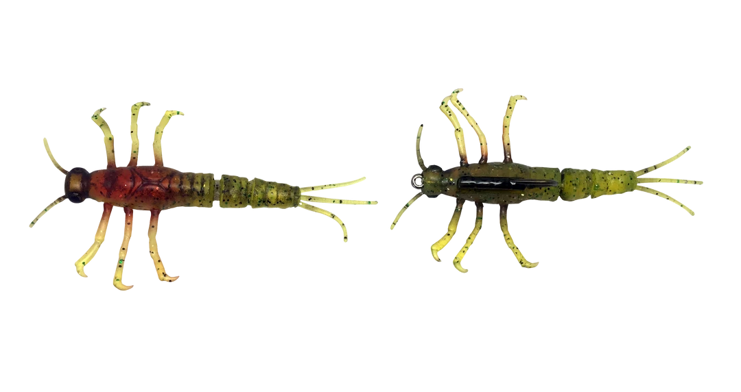 Baits Savage Gear 3D Tpe Mayfly Nymph Soft Plastic Creature 4 Baits Savage Gear 3D Tpe Mayfly Nymph Soft Plastic Creature