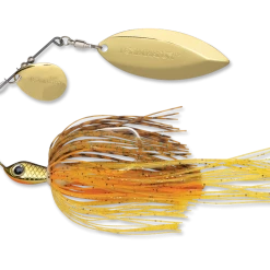 Baits Terminator Stainless Pulse Skirt Spinnerbait Colorado Willow 1/4 Oz. 6 Baits Terminator Stainless Pulse Skirt Spinnerbait Colorado Willow 1/4 Oz.