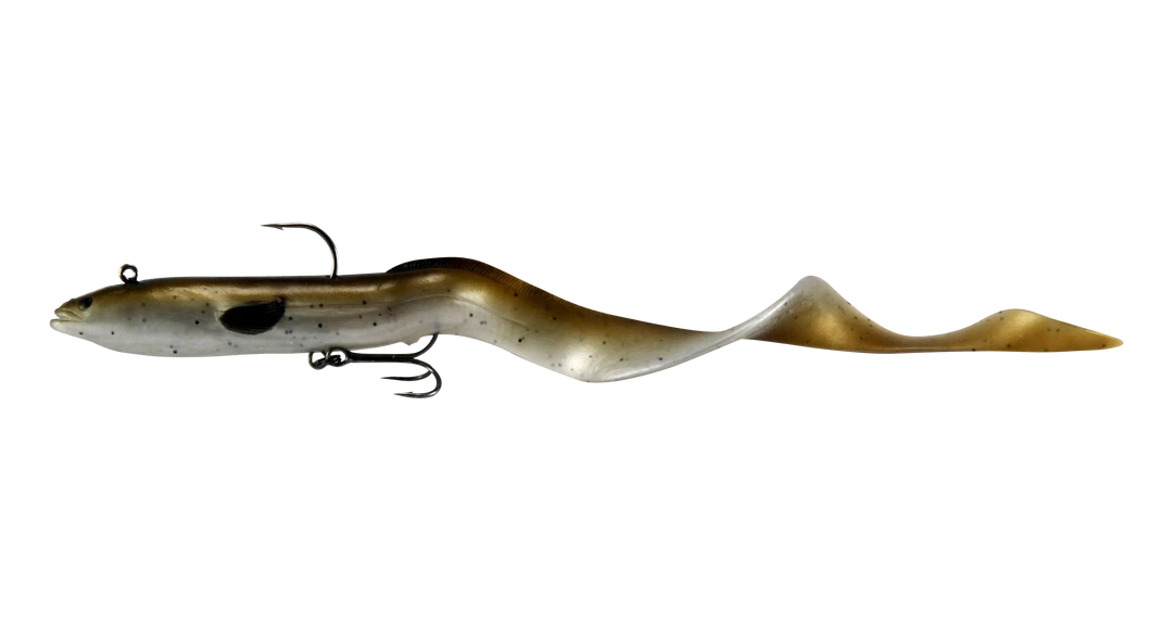 Savage Gear Real Eel Pre-Rigged Soft Plastic Eel 6 Savage Gear Real Eel Pre-Rigged Soft Plastic Eel