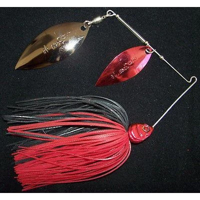 River2Sea Ish Monroe Bling Double Willow Spinnerbait 1/2 Oz. 2 River2Sea Ish Monroe Bling Double Willow Spinnerbait 1/2 Oz.