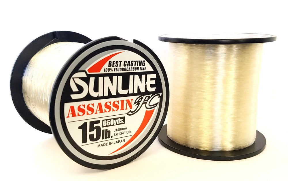 Sunline Assassin Fc Fluorocarbon Line Clear 660Yd 1 Sunline Assassin Fc Fluorocarbon Line Clear 660Yd