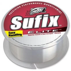 Line Sufix Elite Monofilament Clear 250-330 Yards
