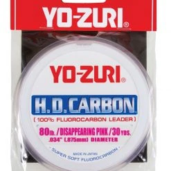 Yo-Zuri Hd Carbon Disappearing Pink 30 Yards Fluorocarbon Leader 25 Yo-Zuri Hd Carbon Disappearing Pink 30 Yards Fluorocarbon Leader