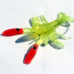 Apex Pre-Rigged Weedless Shimmer Craw 3 1/4 Inch Soft Plastic Craw 1 Pack Baits