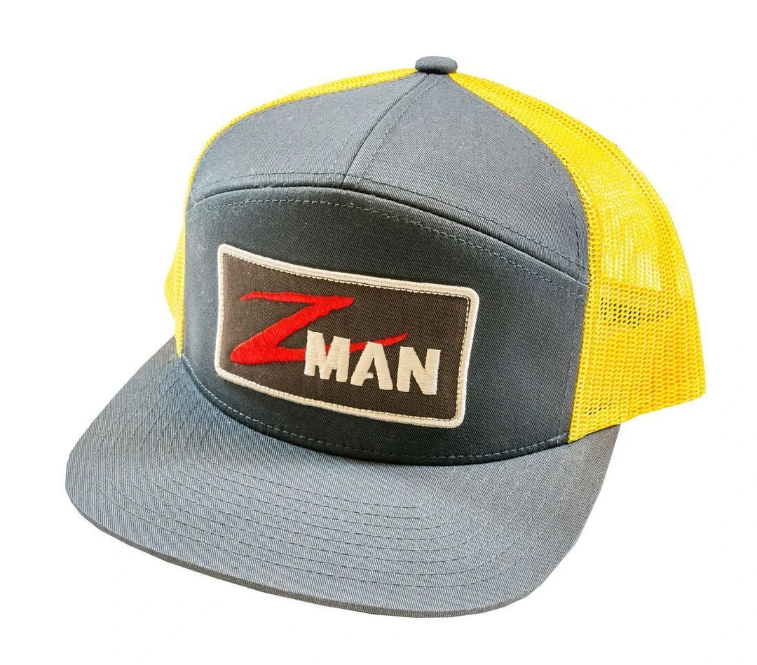 Apparel Z Man 7 Panel Flat Bill Patch Logo Hat 1 Apparel Z Man 7 Panel Flat Bill Patch Logo Hat