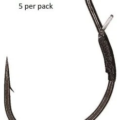 Hayabusa Wrm202 Weedless Wacky Sp Hook With Monofilament Bait Keeper Tackle