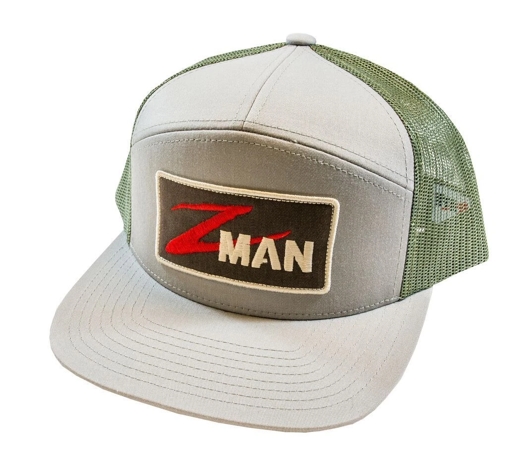 Apparel Z Man 7 Panel Flat Bill Patch Logo Hat 2 Apparel Z Man 7 Panel Flat Bill Patch Logo Hat