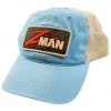 Z Man Garment Washed Trucker Patch Logo Hat Apparel